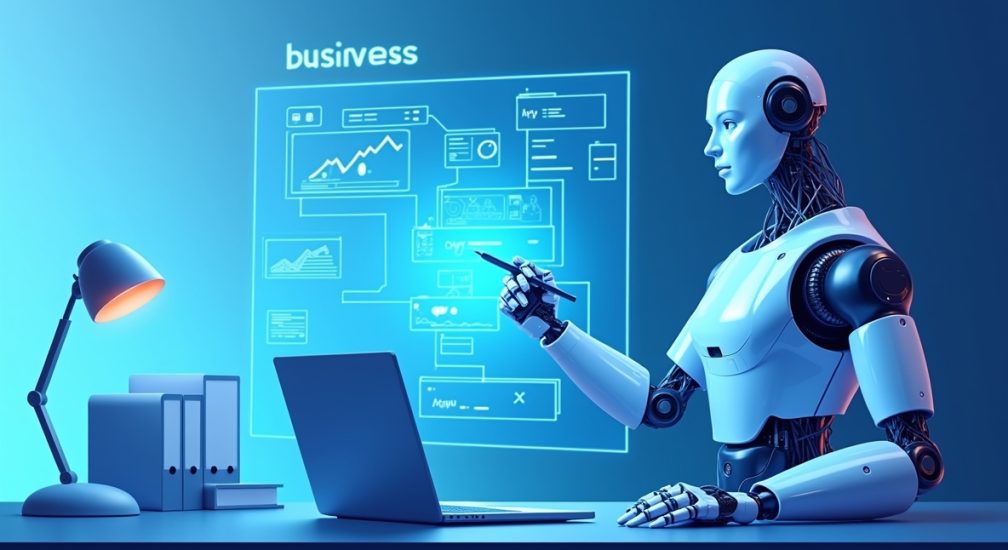 Flux_Dev_A_futuristic_illustration_of_business_process_automat_3 Flux_Dev_A_futuristic_illustration_of_business_process_automat_3