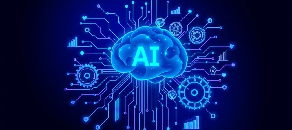 Flux_Schnell_A_futuristic_hightech_illustration_of_AIdriven_an_0