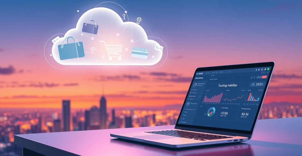 Flux_Schnell_A_futuristic_illustration_of_a_stylized_cloud_hov_2